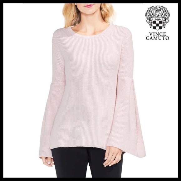 Vince Camuto Sweaters - VINCE CAMUTO COZY LUXE KNIT BLUSH TUNIC SWEATER